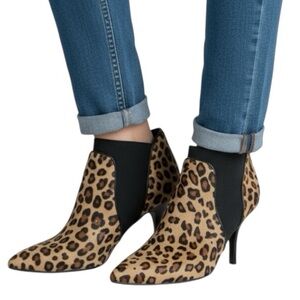 VanEli Calf Hair Heeled Booties